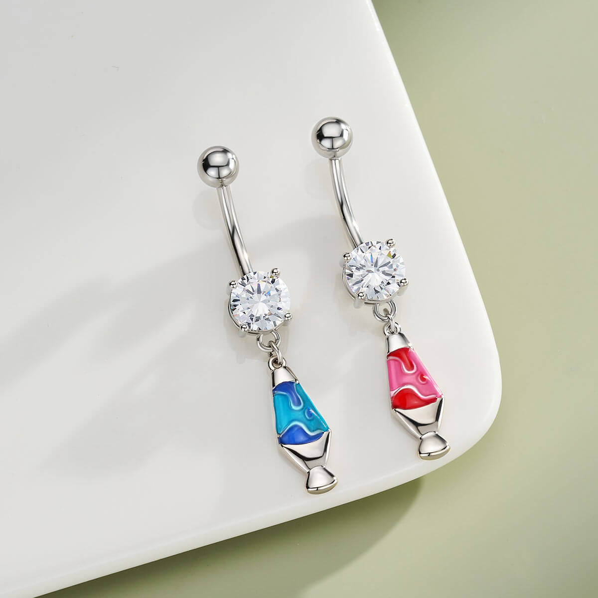 oufer lamp navel ring 