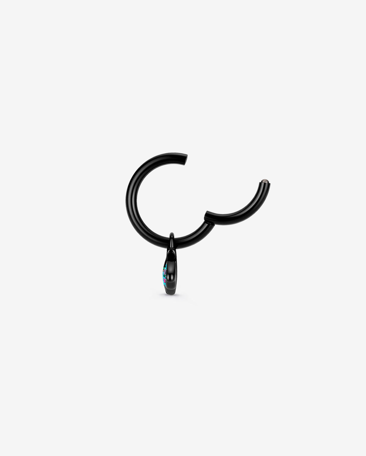 hinged segment belly hoop