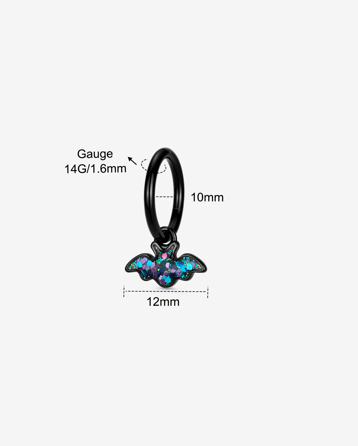 14g hinged segment hoop