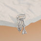L shaped bow nose ring