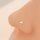 opal nose piercing