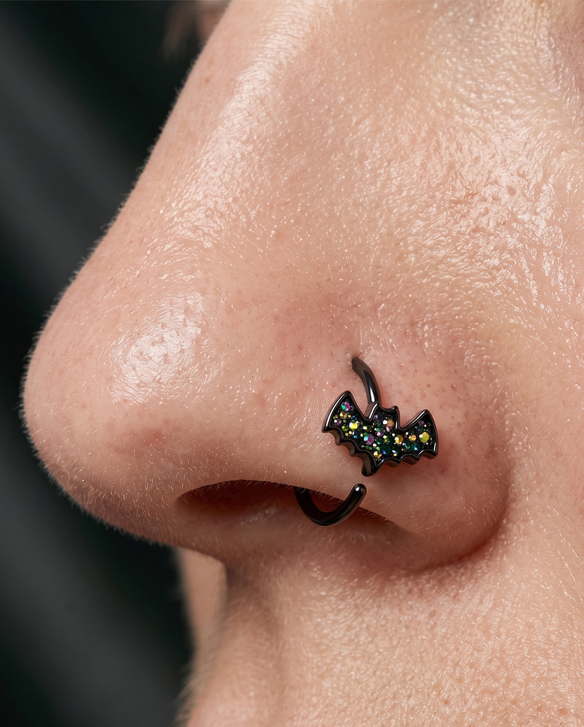 bat nose piercing