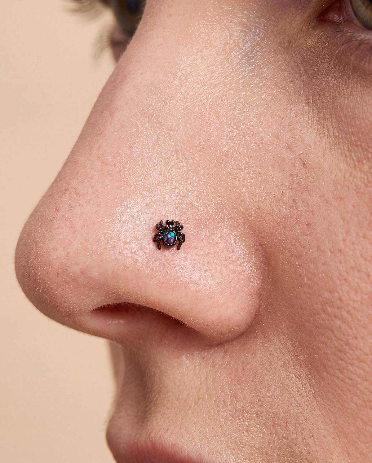 spider nose piercing