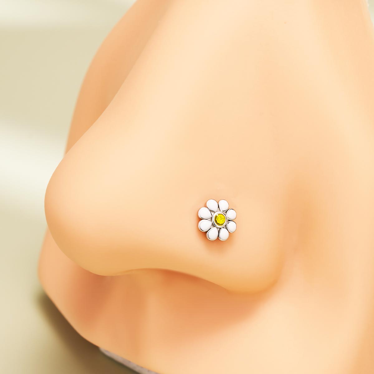 daisy nose piercing