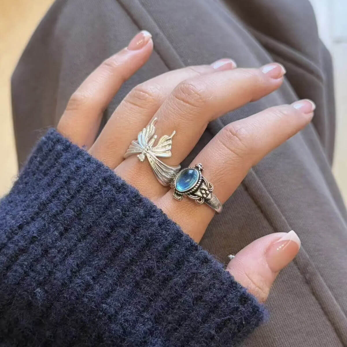 blue ring for women 