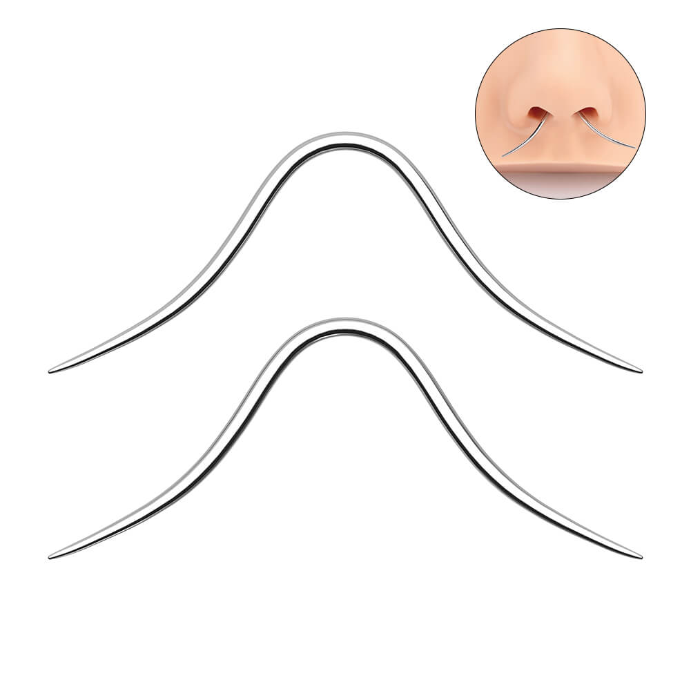 mustache septum ring