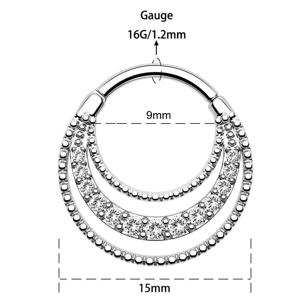 9mm septum ring 