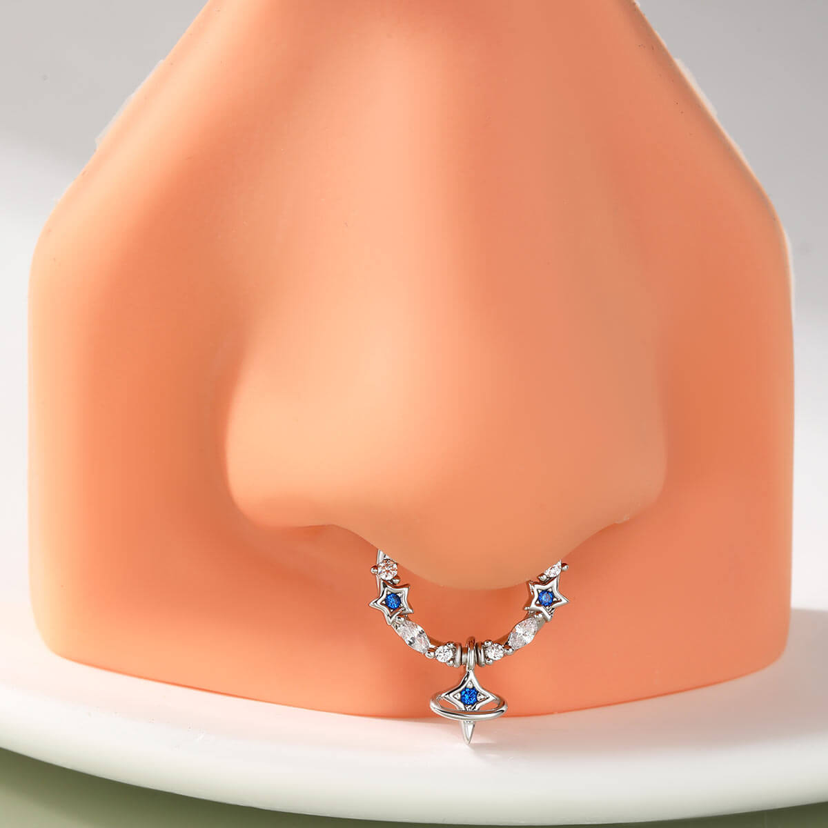 Anneau de septum à segment articulé étoile céleste