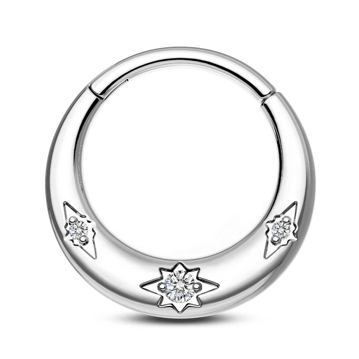 engraved septum ring