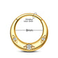 8mm golden septum ring