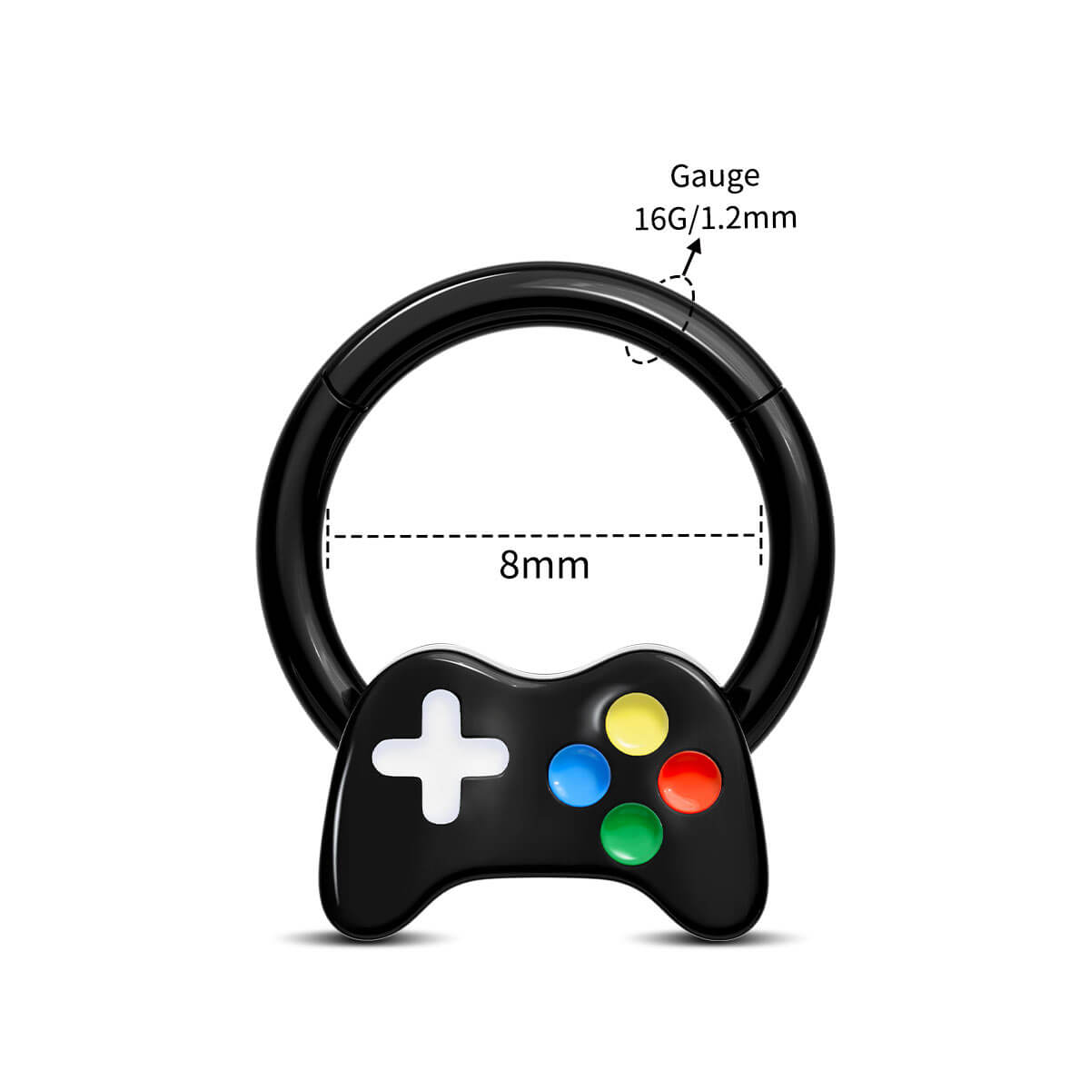 16g game controller septum ring
