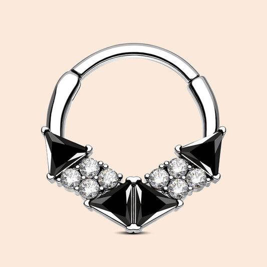 black septum ring