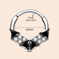 10mm black septum ring