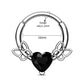 10mm heart and butterfly septum ring 