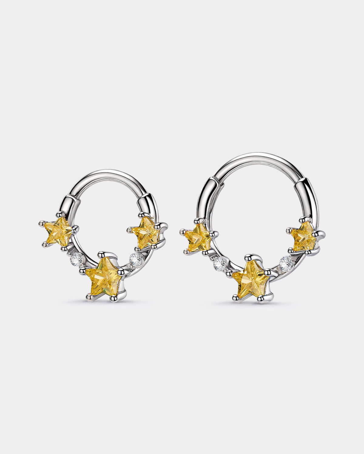 hinged star septum ring