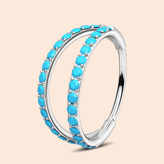 oufer turquoise nose ring