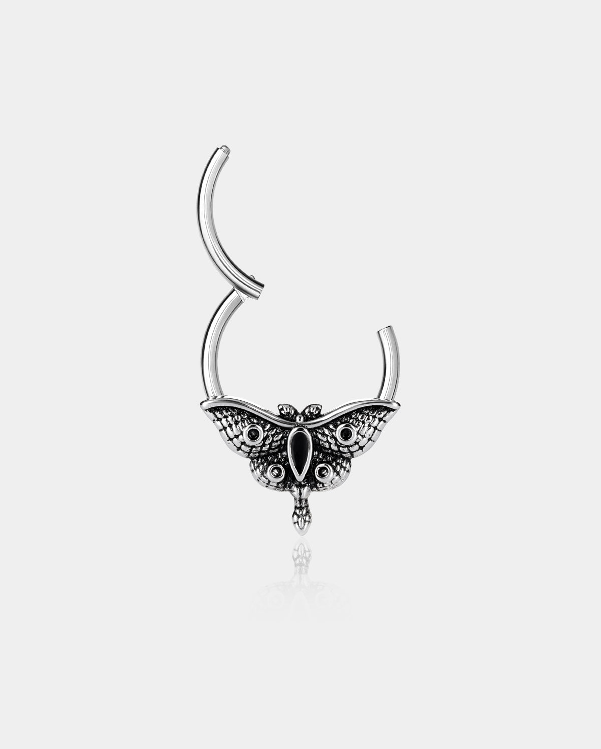 hinged segment daith septum ring 