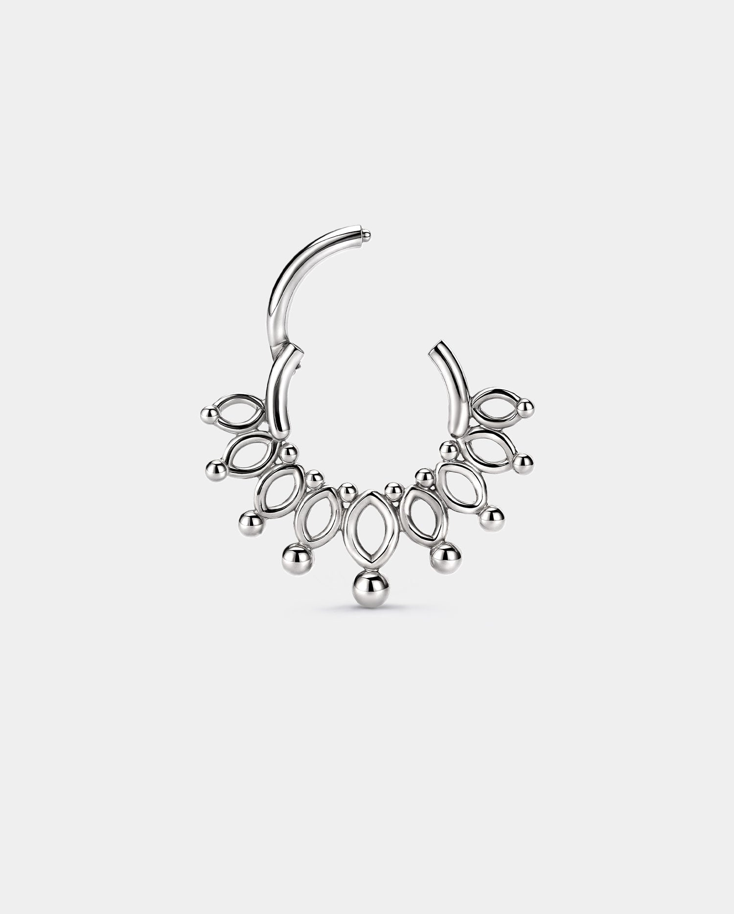 hinged segment floral septum ring