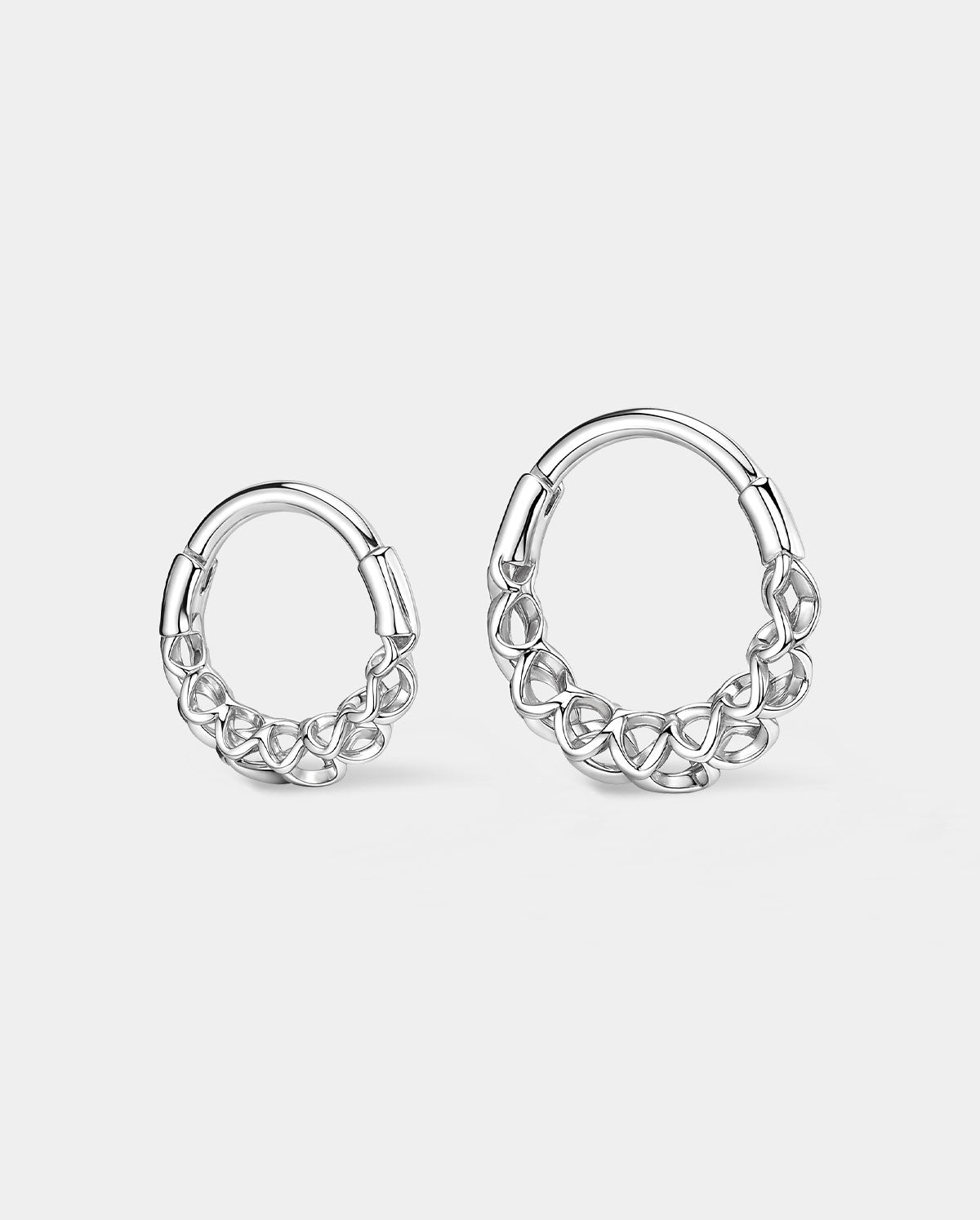 Hollow Hoop Daith Septum Ring