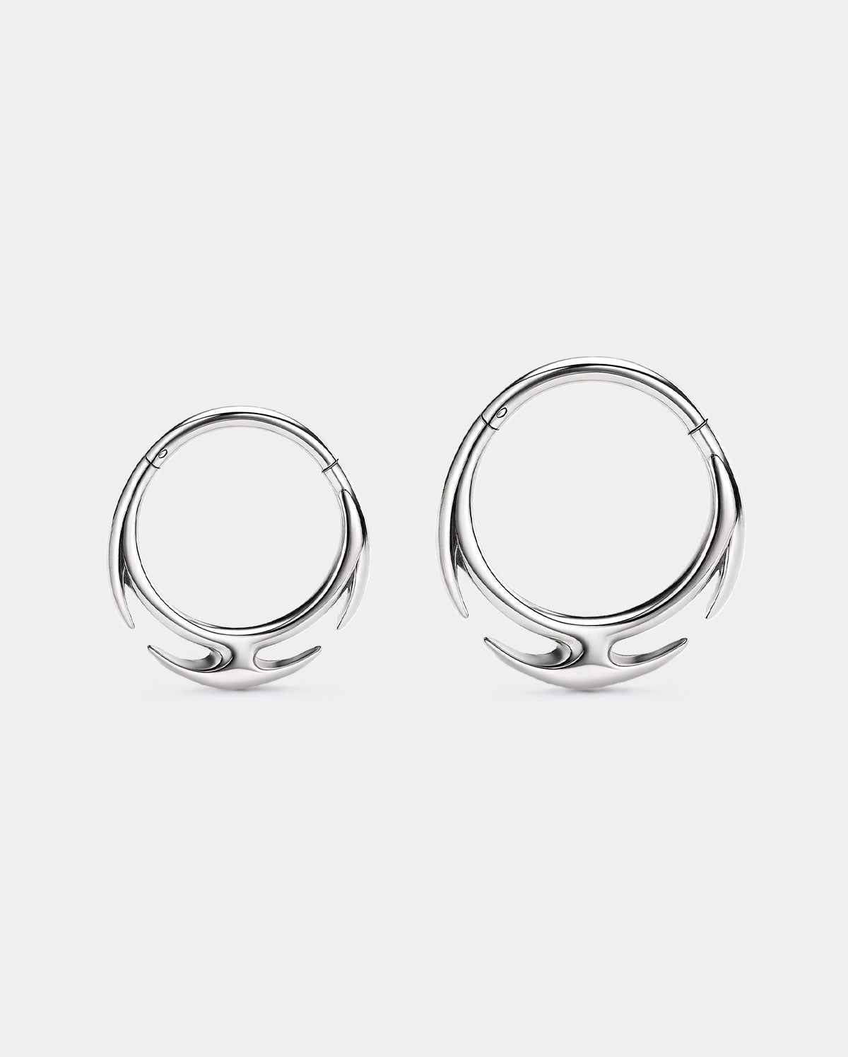 Irregular Edge Hinged Segment Hoop