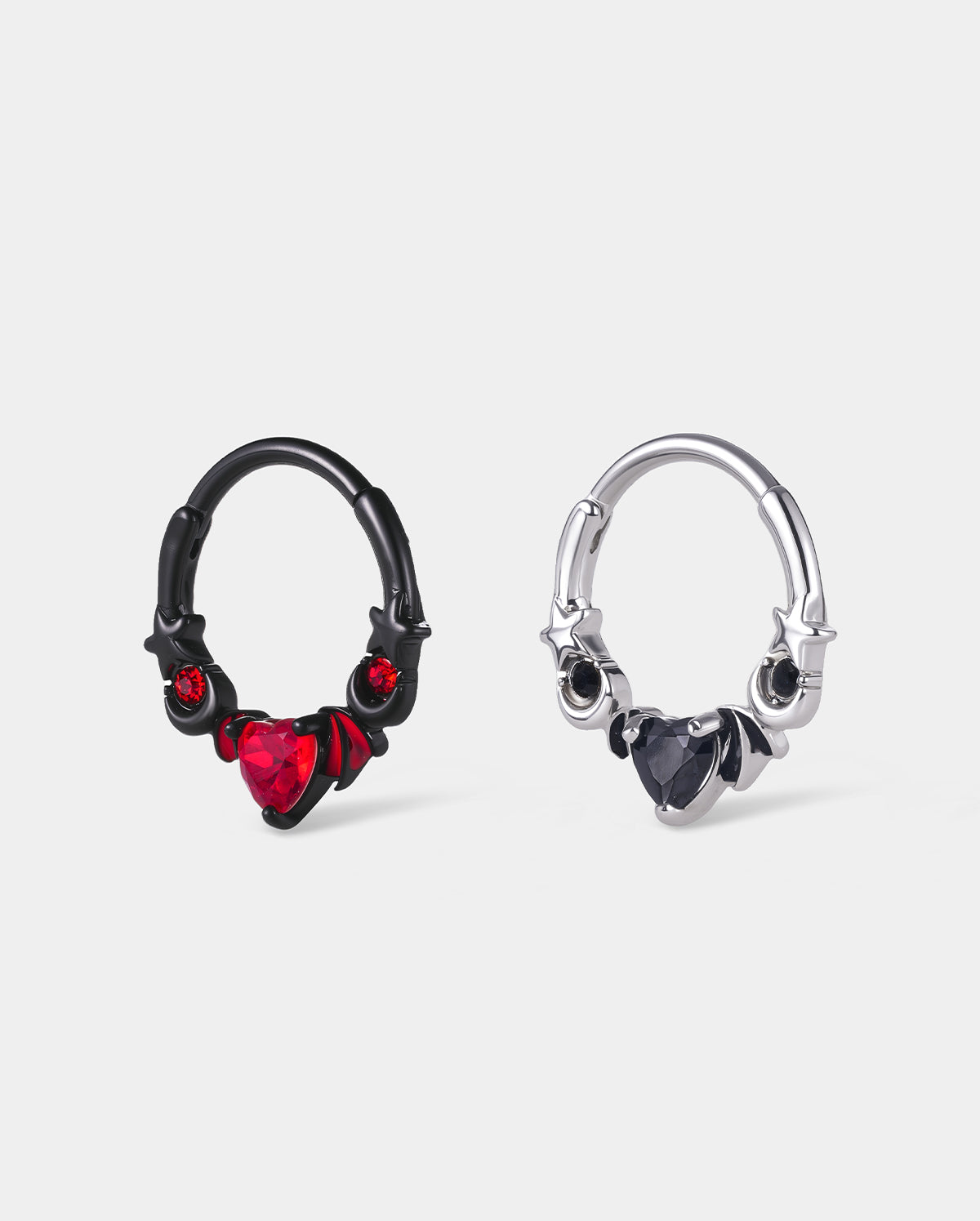 oufer bat halloween septum jewelry