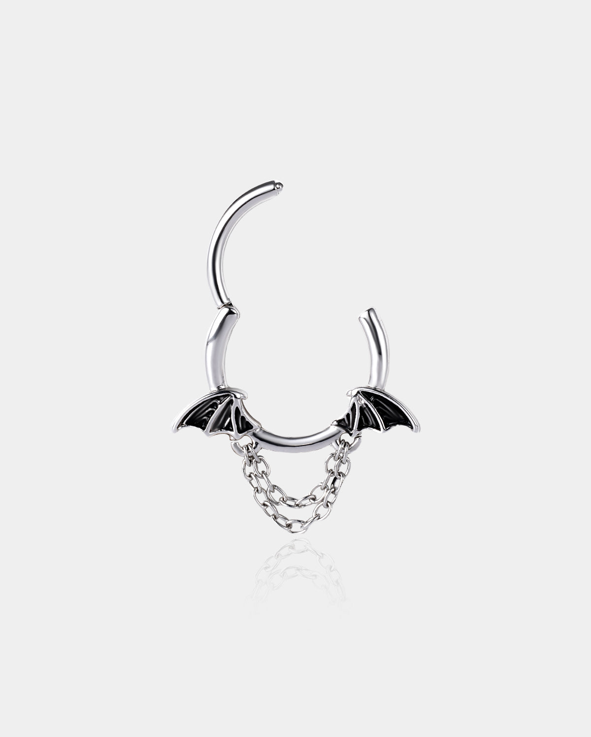 hinged segment clicker bat wing septum ring