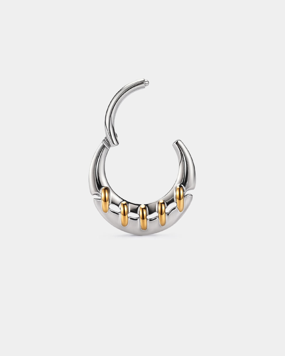 hinged segment Sutured Rebirth Septum Ring