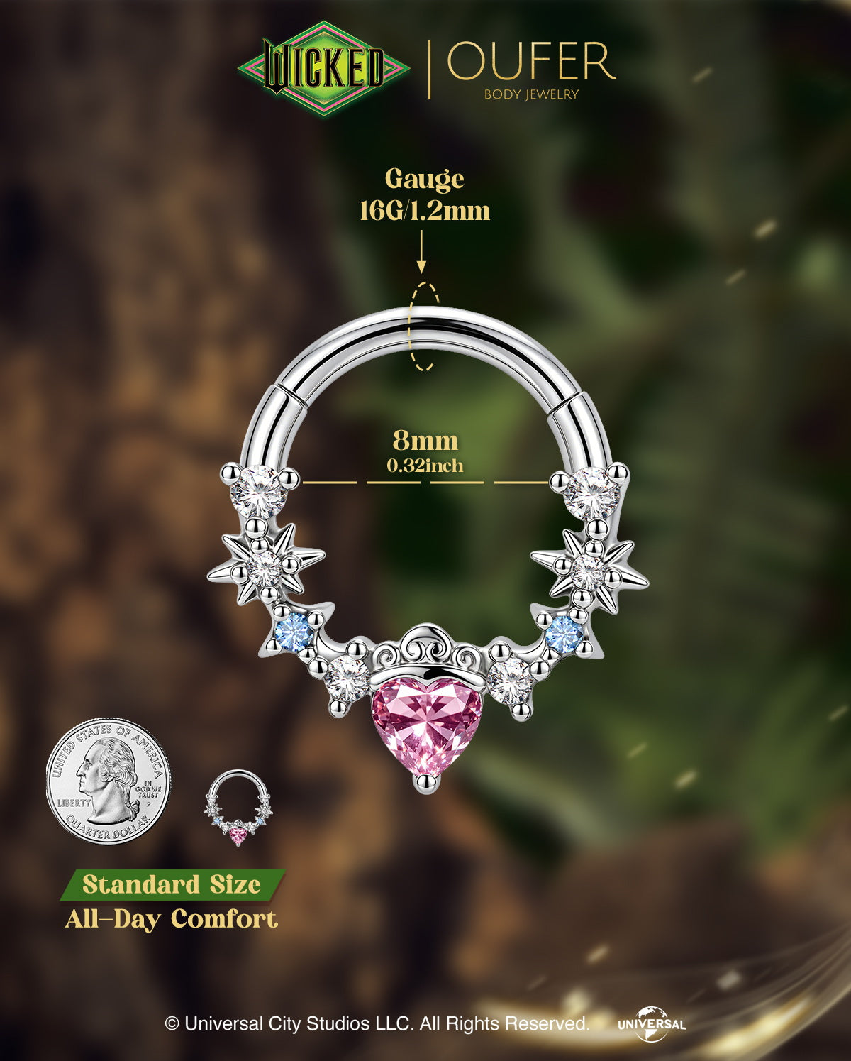 OUFER × WICKED Dual Magic Septum Ring