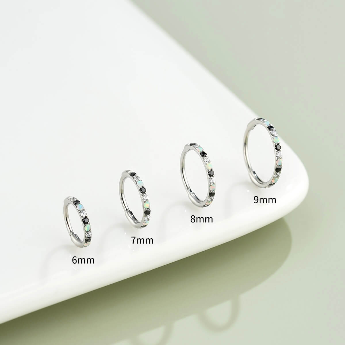 oufer opal nose ring