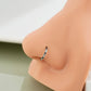 opal nose piercing