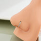 opal nose ring