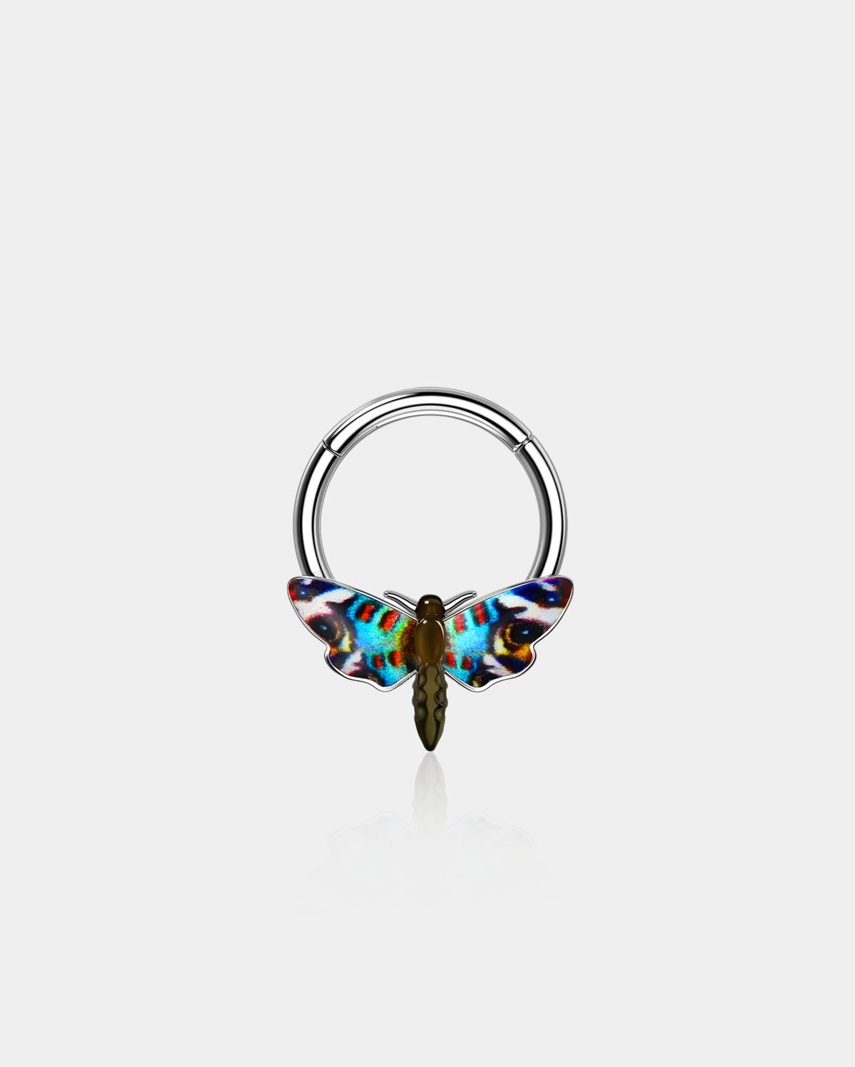 Hawk Moth Daith Septum Ring