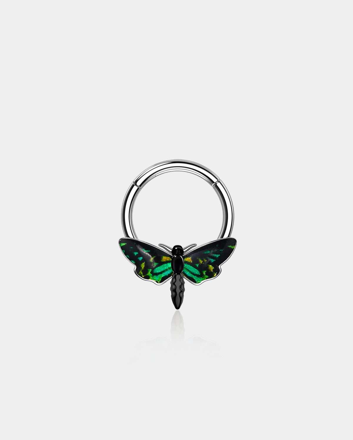 Hawk Moth Daith Septum Ring
