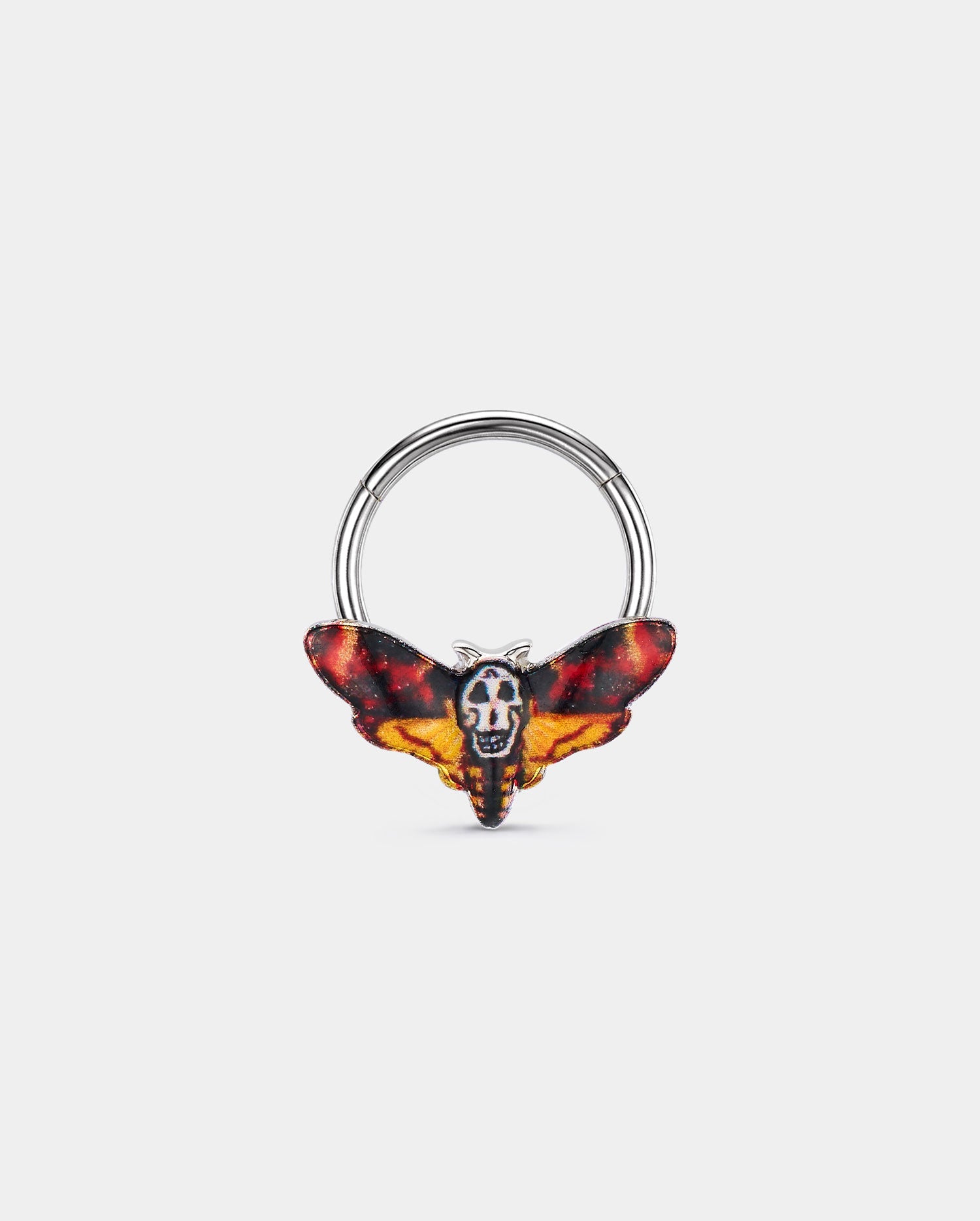 Death’s-Head Moth septum ring 