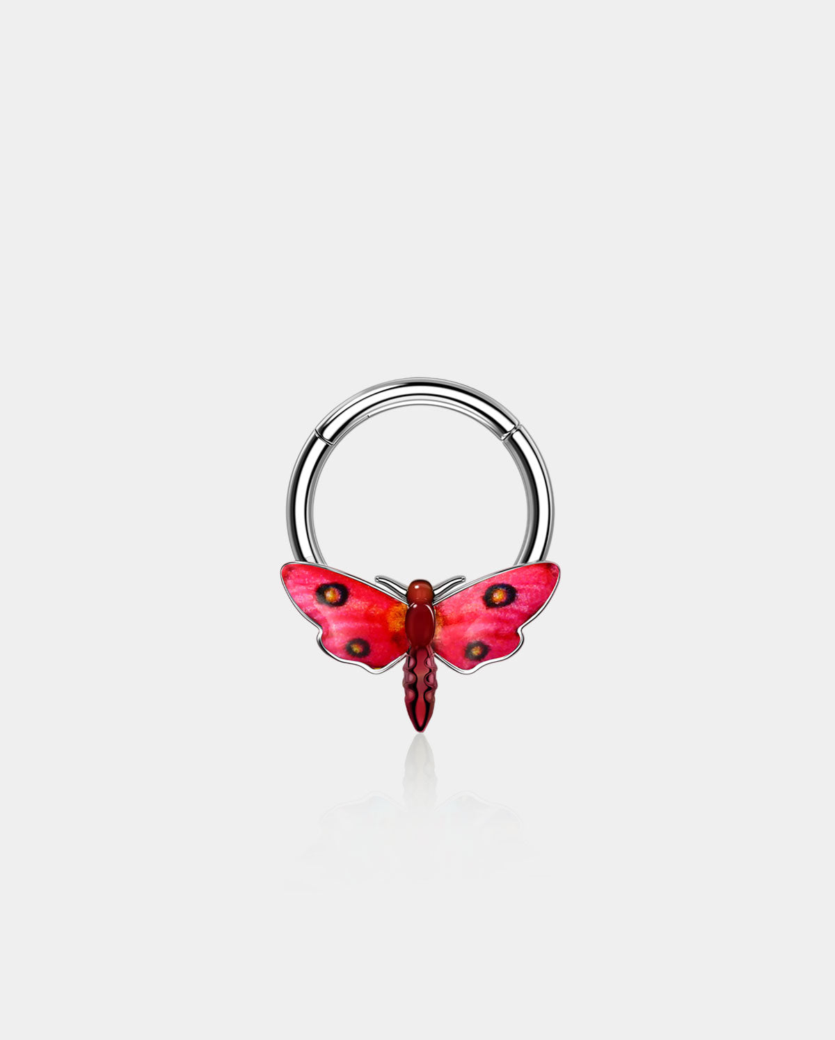 Hawk Moth Daith Septum Ring