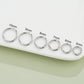 18G Minimalist Hinged Segment Nose Hoop