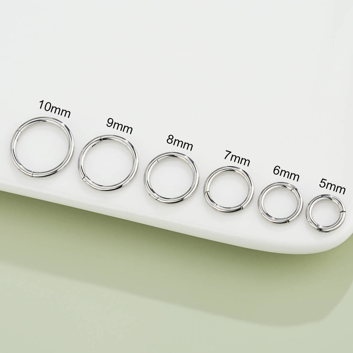 18G Minimalist Hinged Segment Nose Hoop