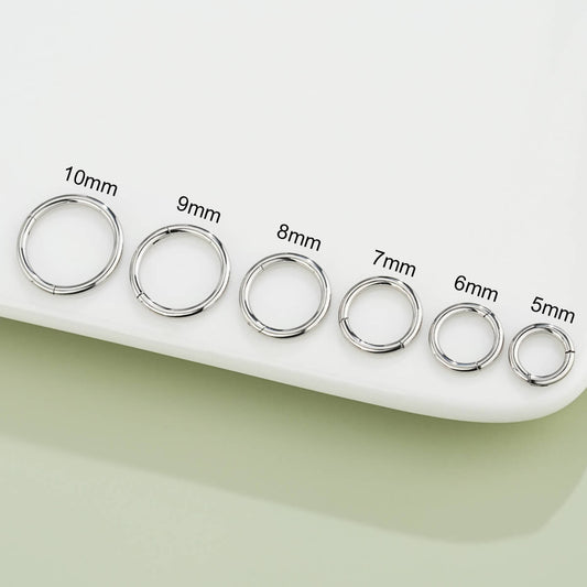 18G Minimalist Hinged Segment Nose Hoop
