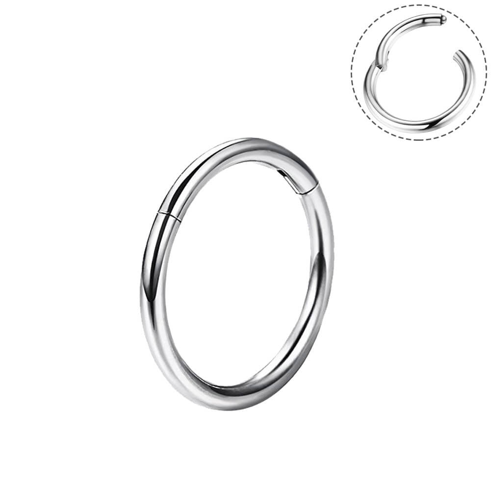 18G Minimalist Hinged Segment Nose Hoop