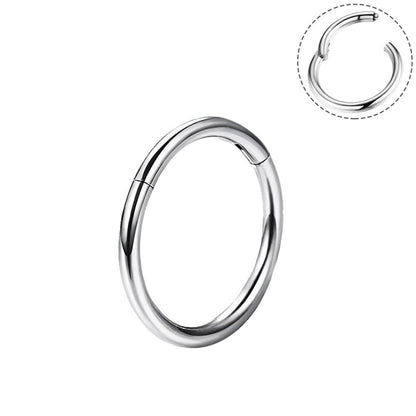 18G Minimalist Hinged Segment Nose Hoop