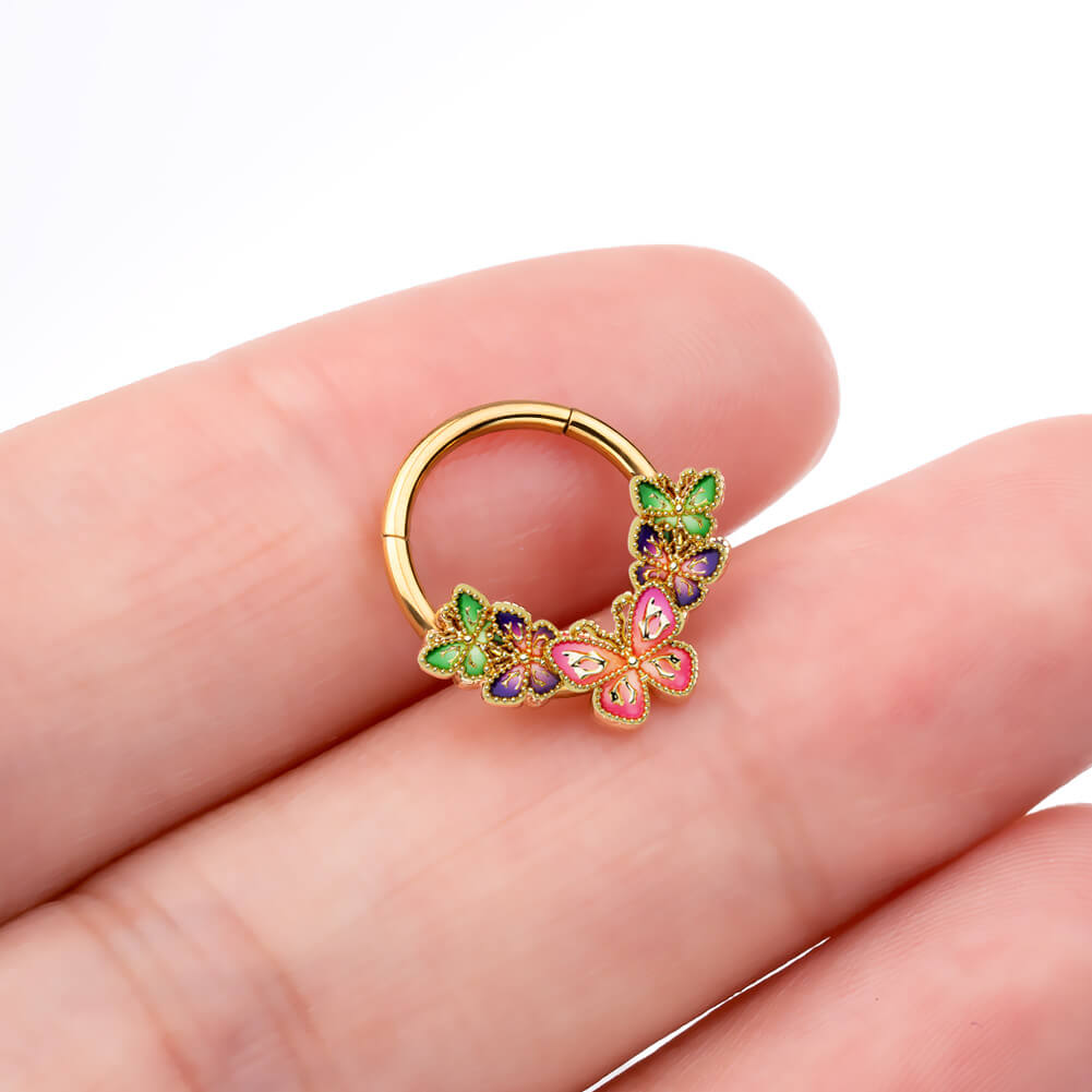 segment butterfly septum ring