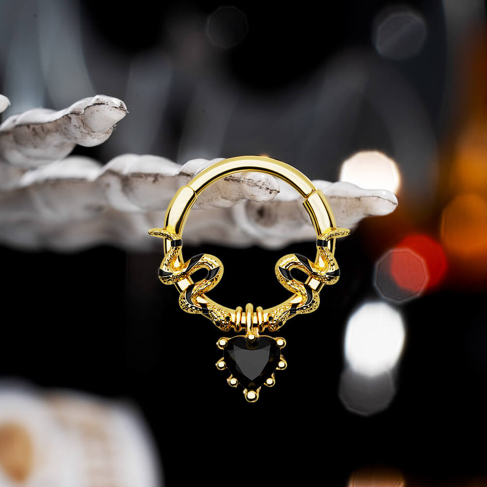 Dixi Jewellery | Aesthetic Sterling Silver & 9ct Gold Rings | Faux septum  ring, Faux septum piercing, Nose jewelry