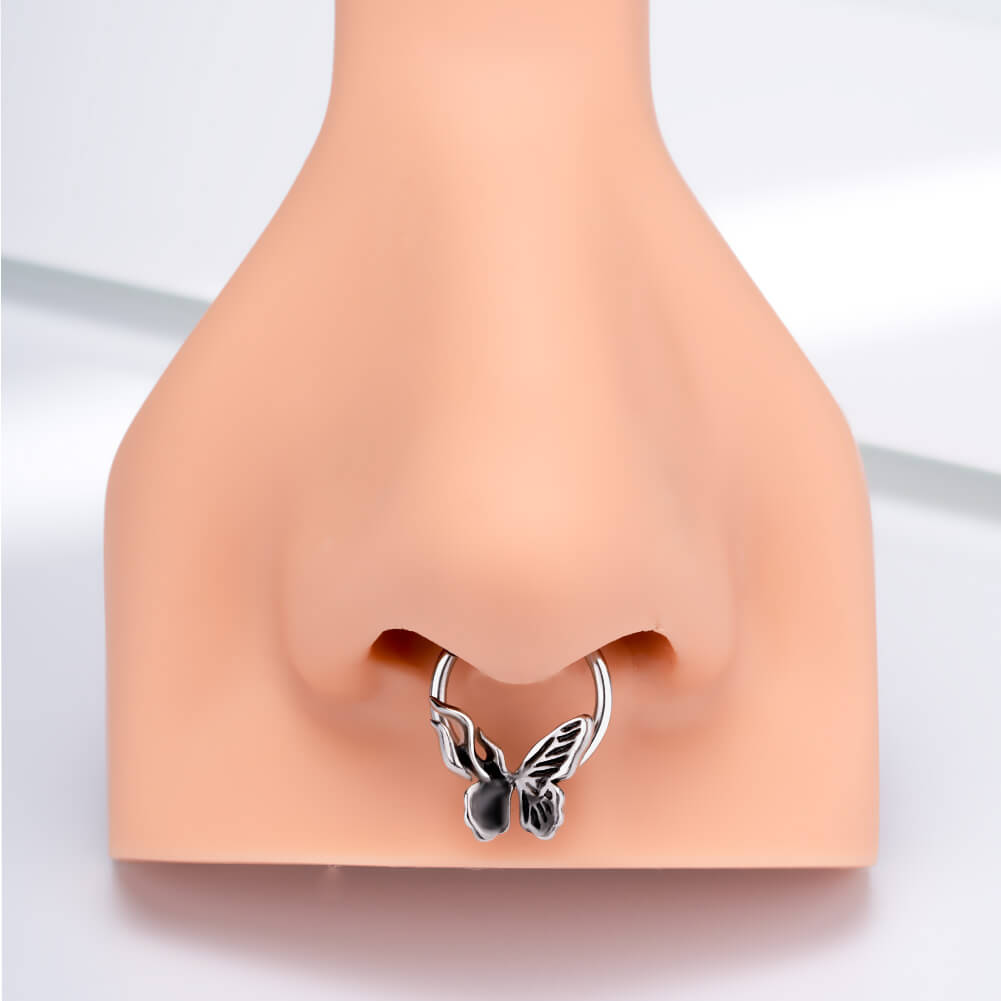 butterfly septum ring