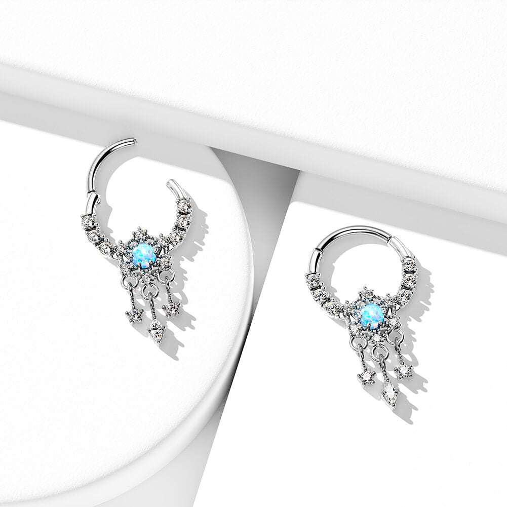 dreamcatcher septum jewelry 