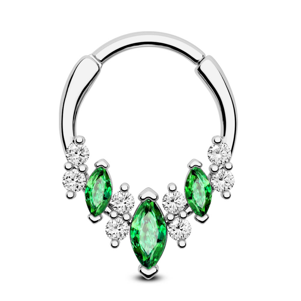 emerald septum ring