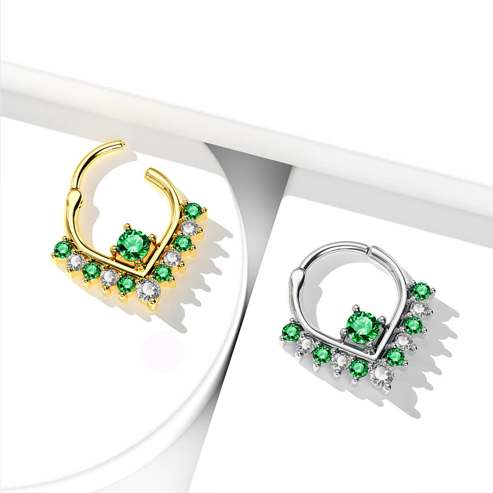 green septum ring