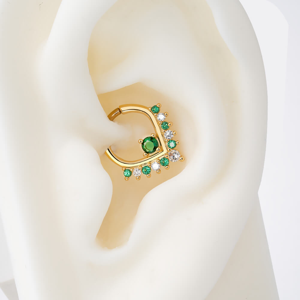 green daith earring