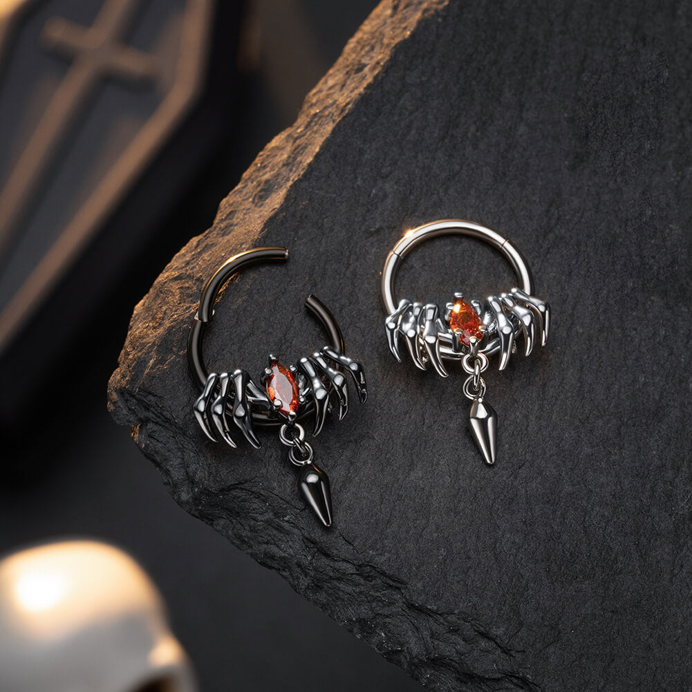 oufer gothic septum jewelry