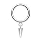 oufer dangle spike septum ring