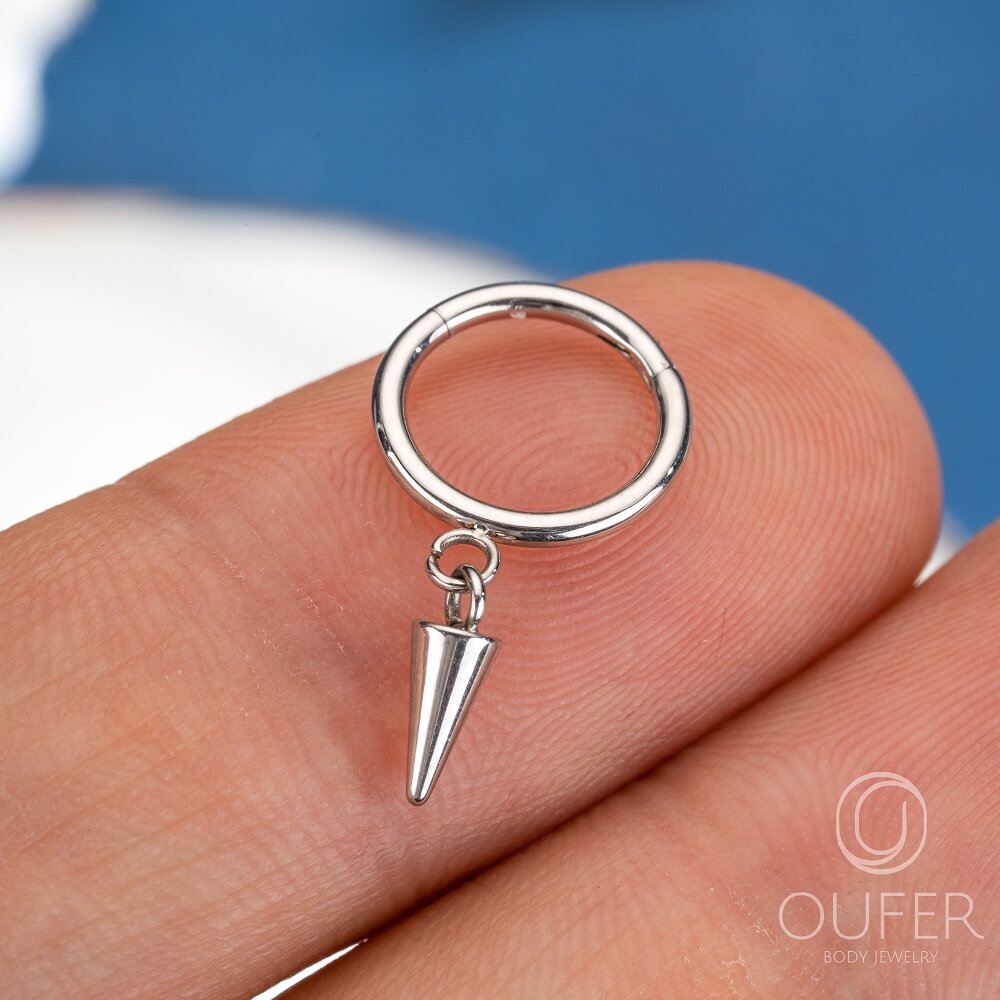 dangle spike septum ring